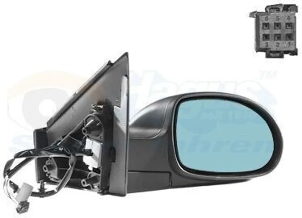 Rétroviseur droit HAGUS VAN Wezel 0961810 pour carrosserie automobile