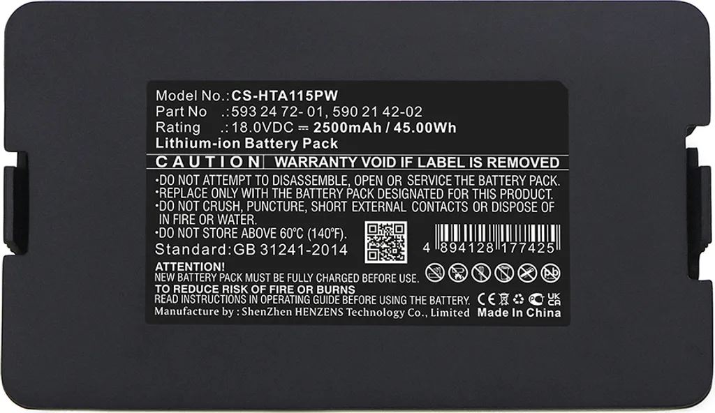 Batteria Li-ion 2.5Ah per Husqvarna serie Automower | PowerSmart - 5