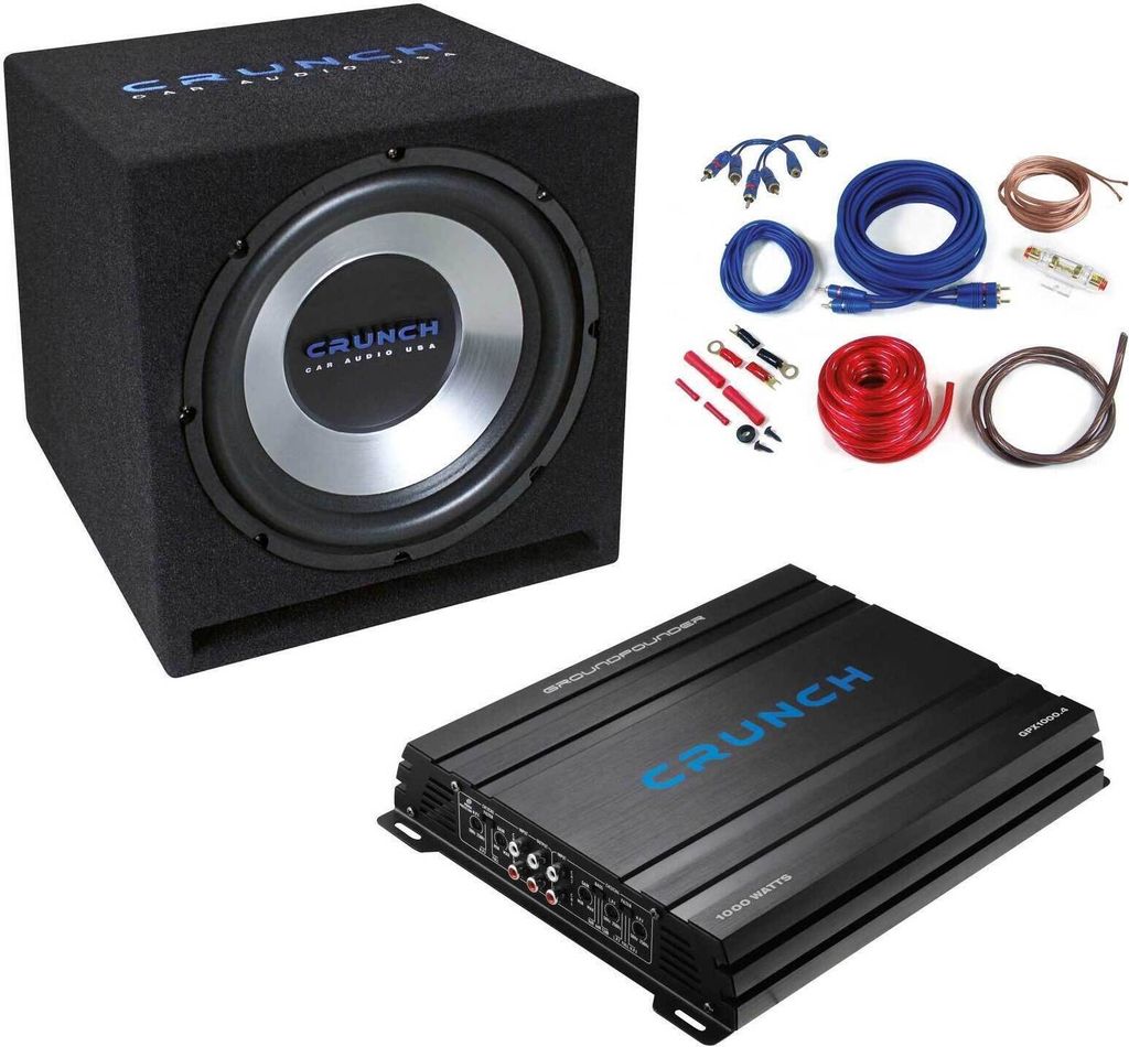 Crunch CBP 1000 4-Kanal Basspaket