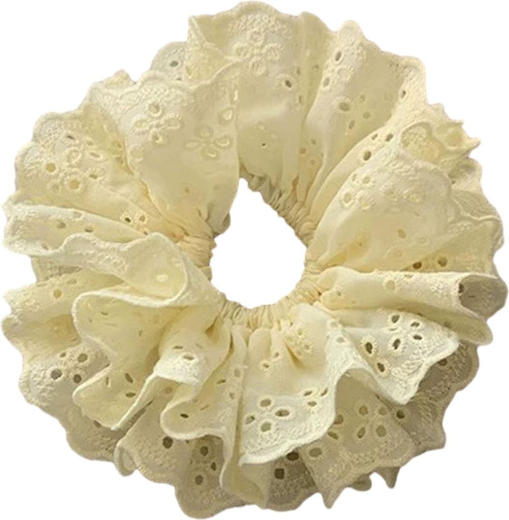 Damen Haarband, vierlagig, Spitzenbesatz, großes Haarband, einfarbig, Haarseil im französischen Stil, Haarschmuck