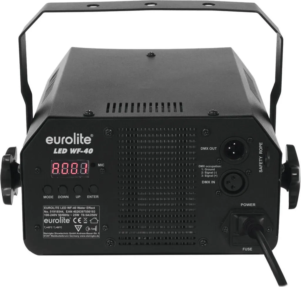 Effet Lumineux LED Eurolite WF-40 Water Effect avec Puissante LED 40W