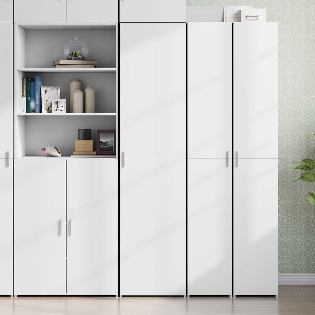 vidaXL Highboard Weiß 45x42,5x185 cm Holzwerkstoff Produktbild 