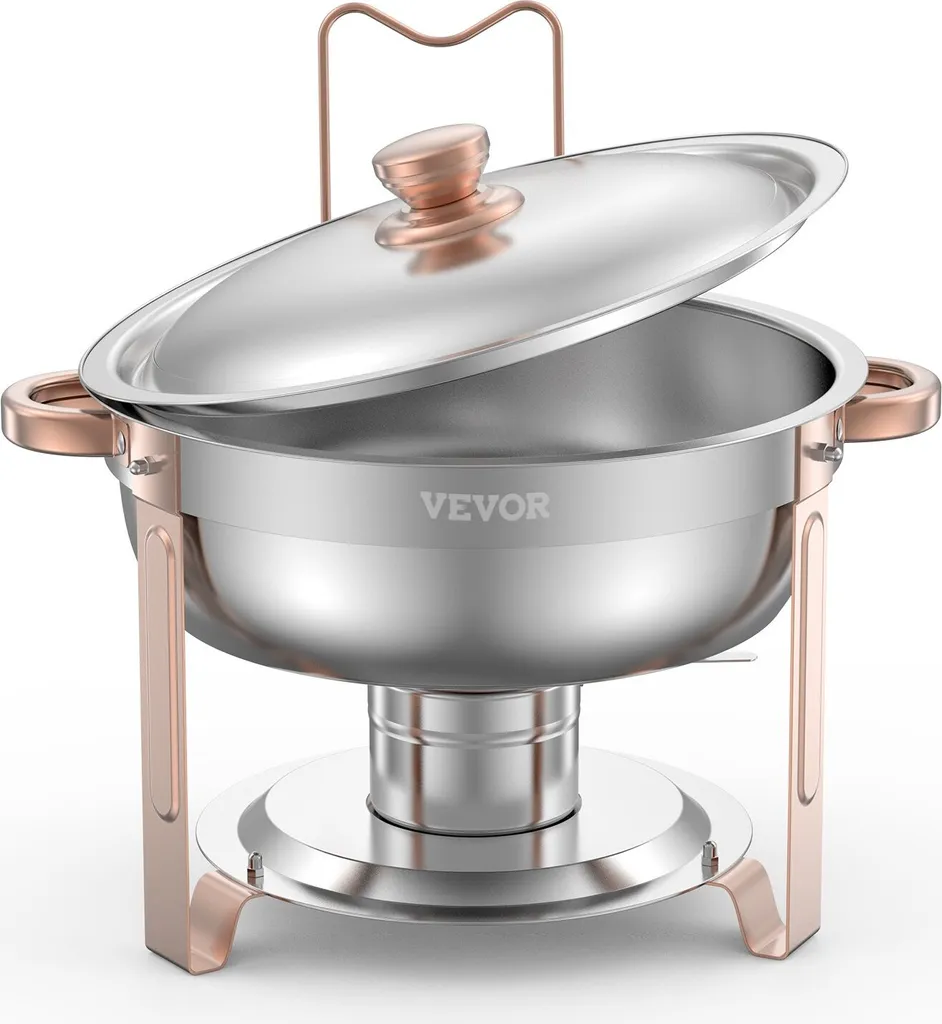 Offerta Set 4 Scaldavivande Oro Rosa 4,7L - Acciaio Inox Prezzo Outlet - 9