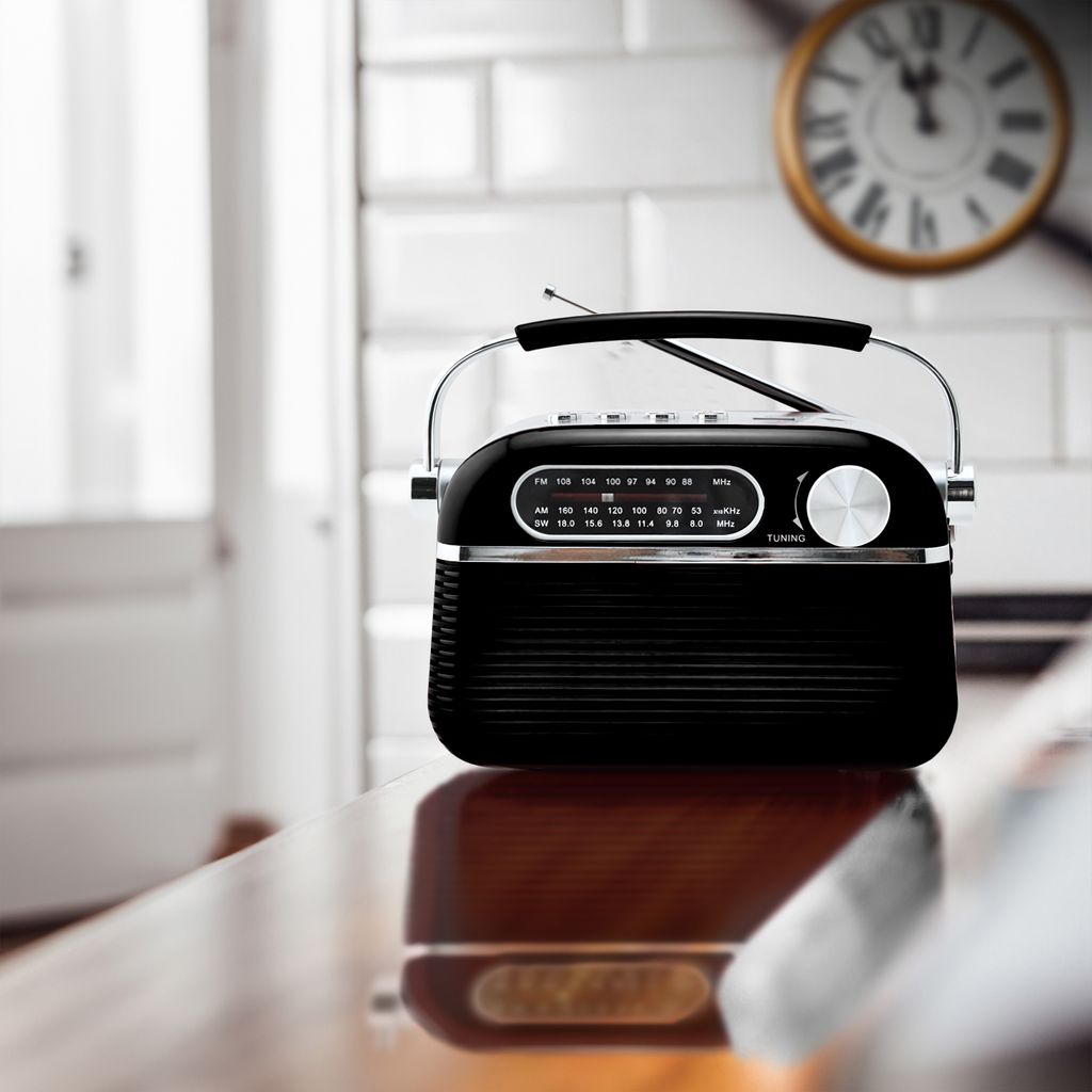 Retro rádio reproduktor Vintage rádio 1200 mAh přenosné FM Obrázek produktu 3