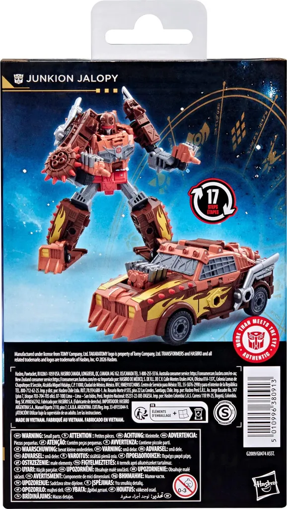 Robot Transformers Junkion Jalopy - Idéal pour Collection et Jeux