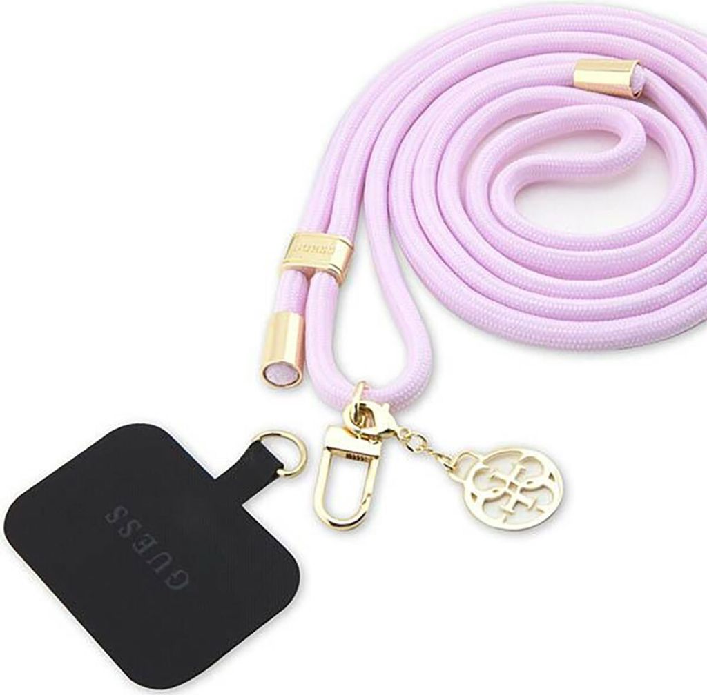Remienok Na Telefón Guess Cbdy Cord - Lila Obrázok produktu 