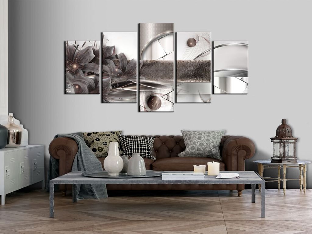 Akustikbild Abstrakt Blumen 200x100 cm Bilder Akustikschaum Produktbild 