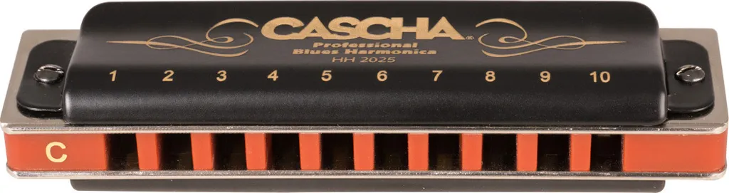 Cascha Professional Blues Harmonica en Do Majeur avec Étui Rigide - 5