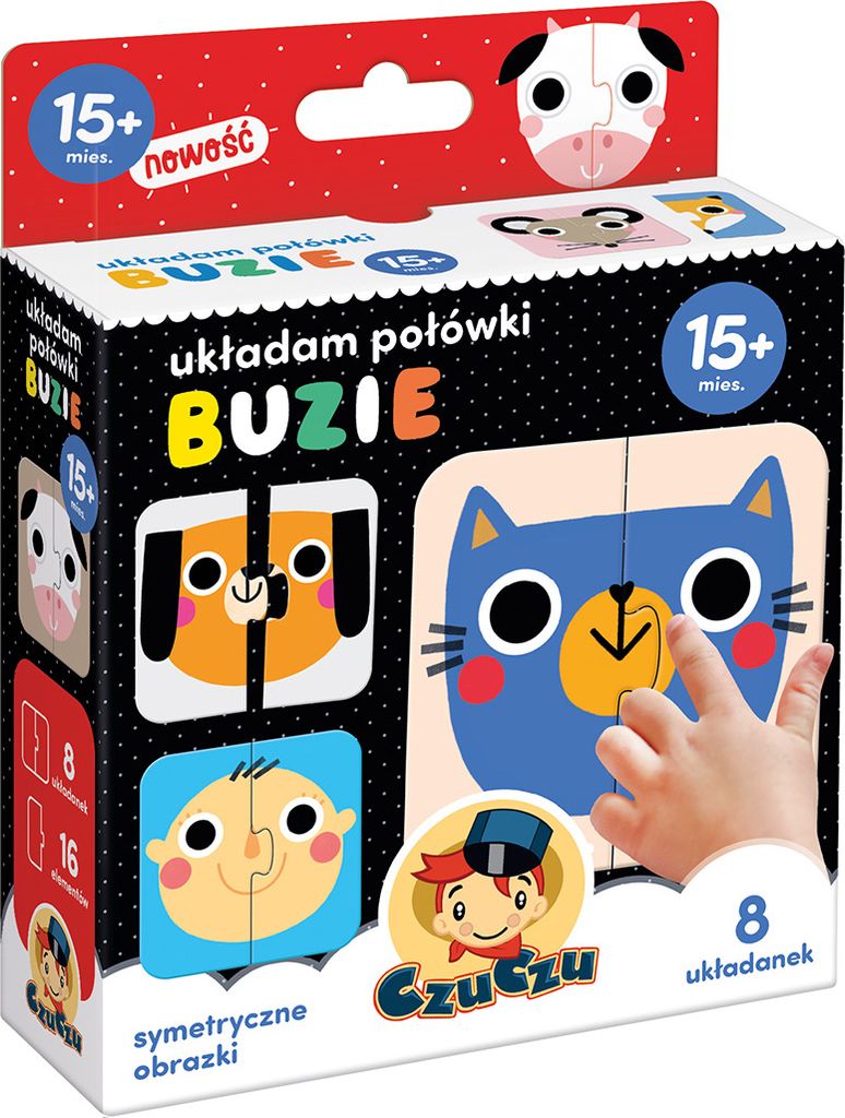 CZUCZU I Uspořádat půlky tváří - Vzdělávací hra pro děti Obrázek produktu 