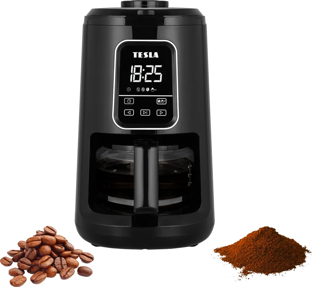 TESLA CoffeeMaster ES400 Machine à café avec broyeur intégré 900W