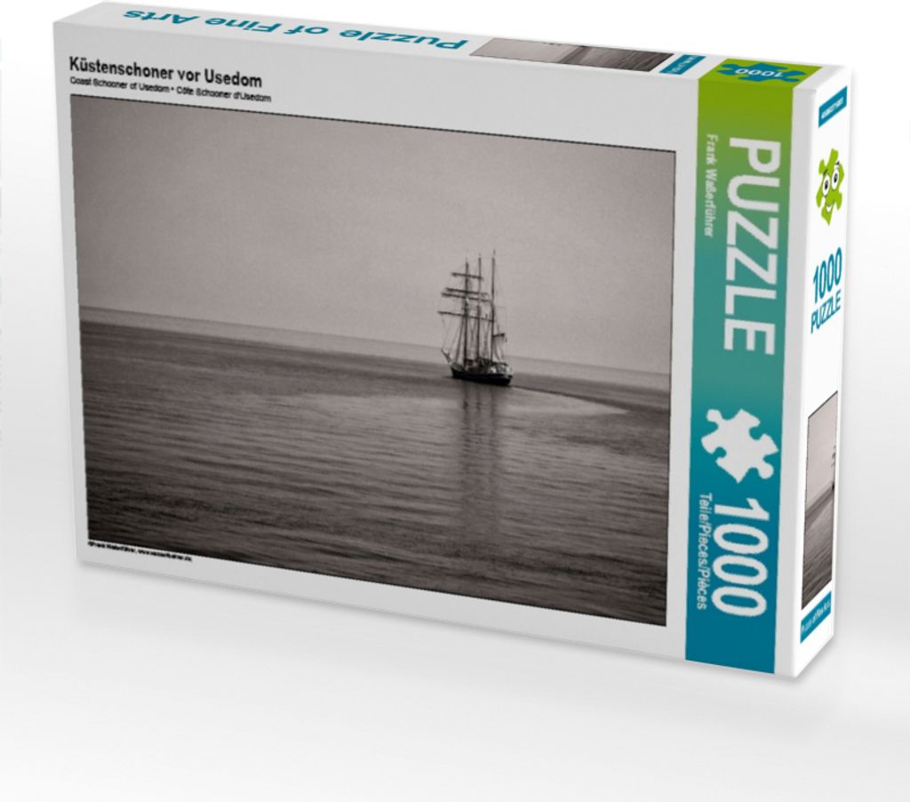 Calvendo Küstenschoner vor Usedom 1000 Teile Puzzle quer 640x480mm, Waßerführer Frank; 7349781