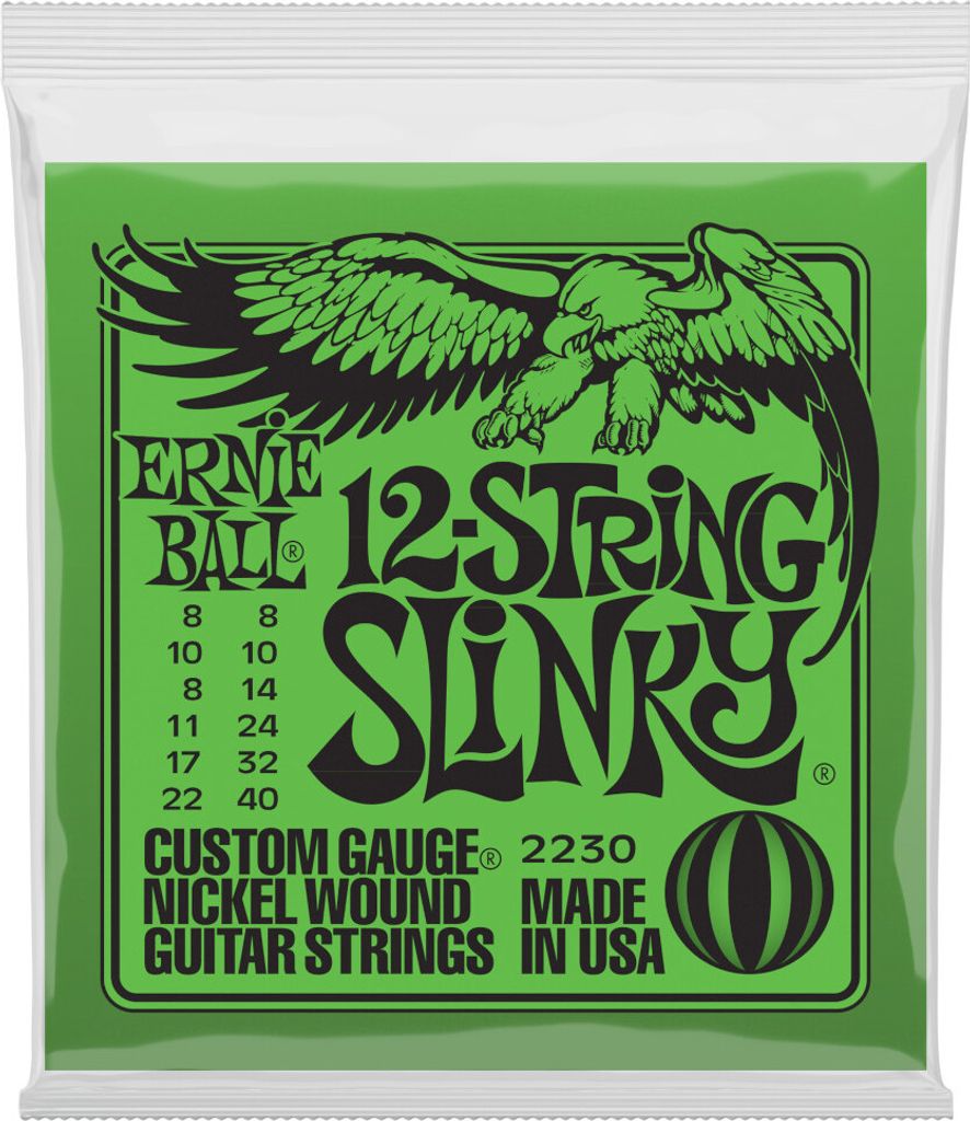 Ernie Ball 2230 12-string Slinky - custom (008-040)