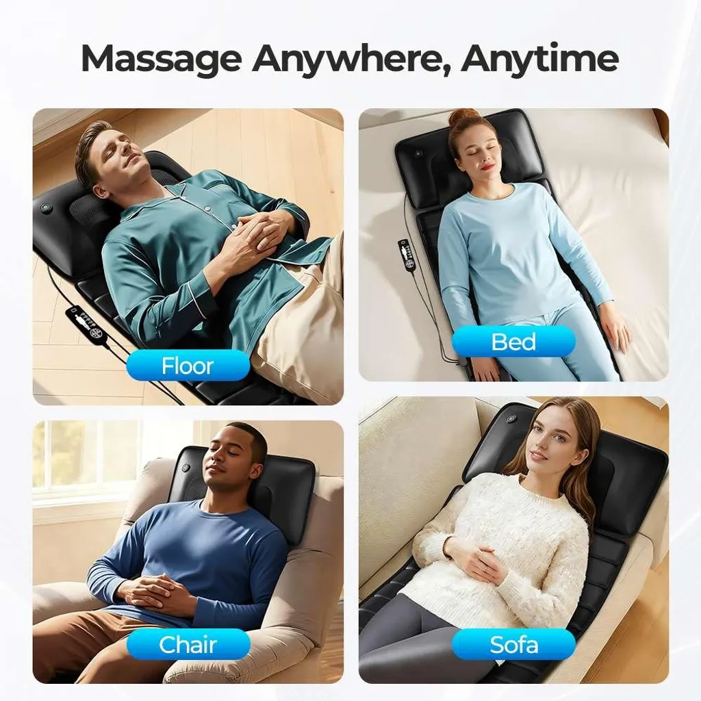 Appareil de massage dos et nuque Zimilo pour relaxation bureau et maison - 9