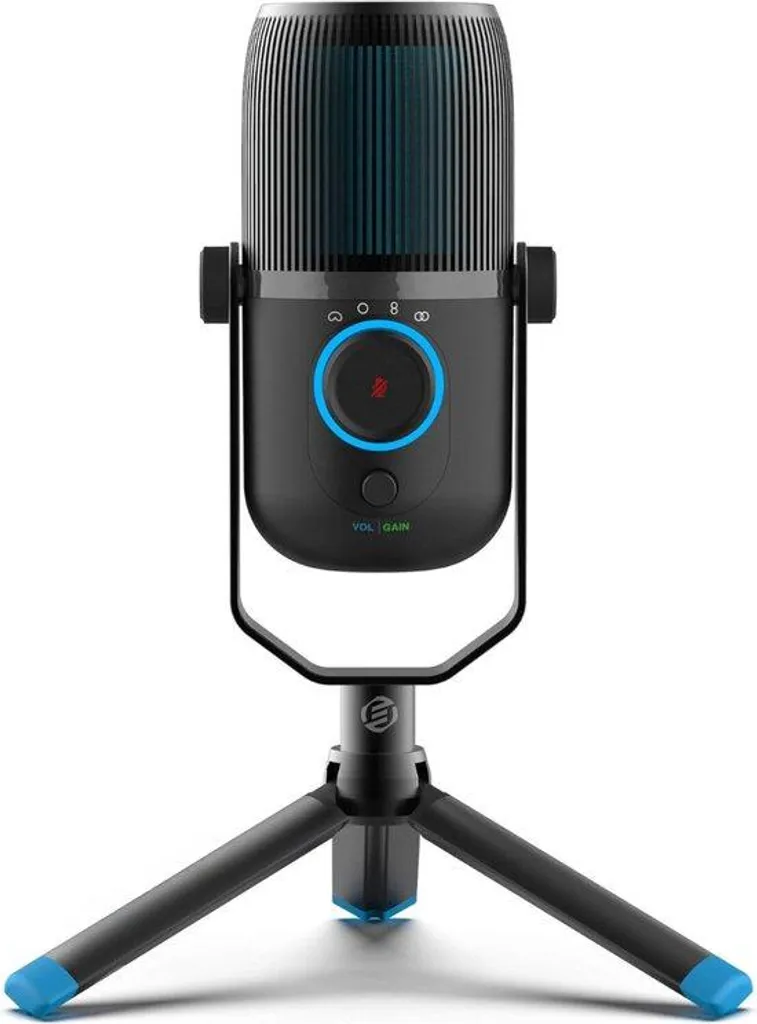 Microphone USB studio podcast haute résolution avec trépied et filtre pop
