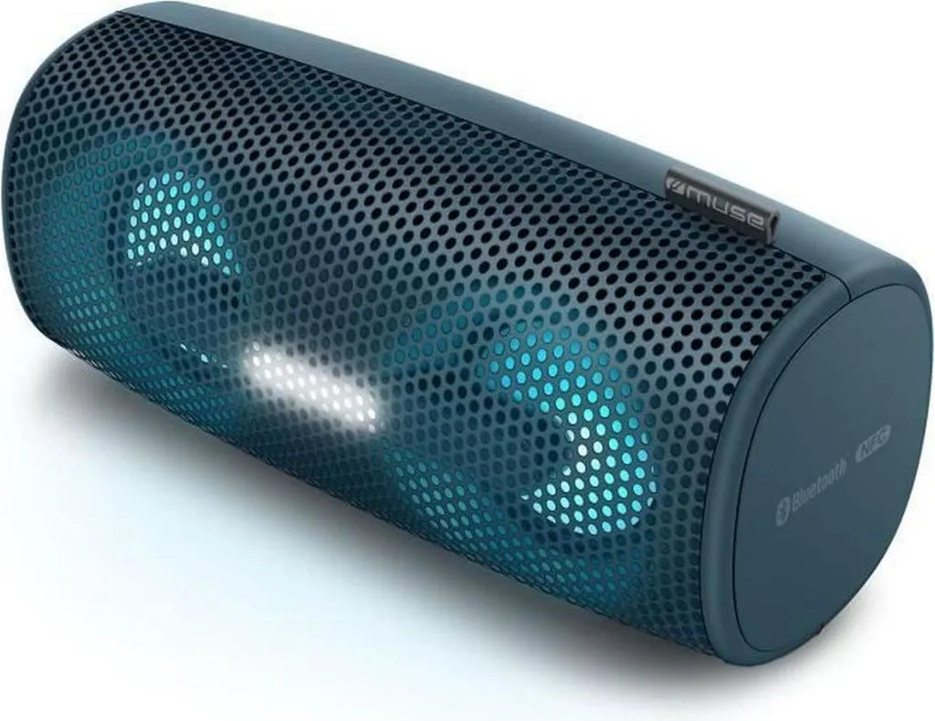 Cassa Bluetooth Muse M-730 DJ con Luci LED: Festa Portatile 10W