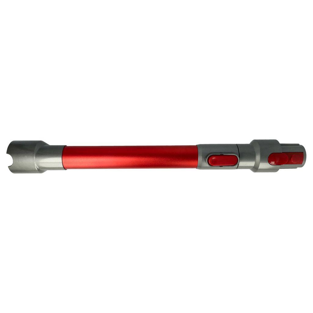 vhbw Staubsaugerohr kompatibel mit Dyson V10 Absolute, Total Clean, Animal, Absolute Pro, Fluffy, Motorhead Staubsauger - 44,5 - 66,5cm Rot