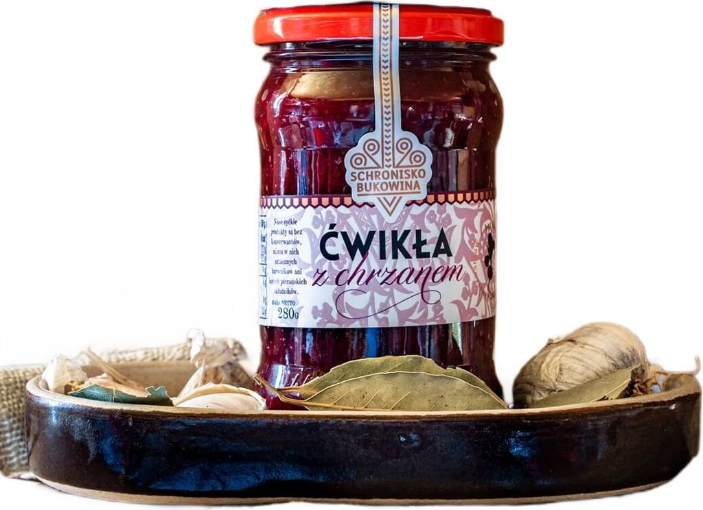 Ćwikła z chrzanem 240g - Schronisko Bukowina Zdjęcie produktu 