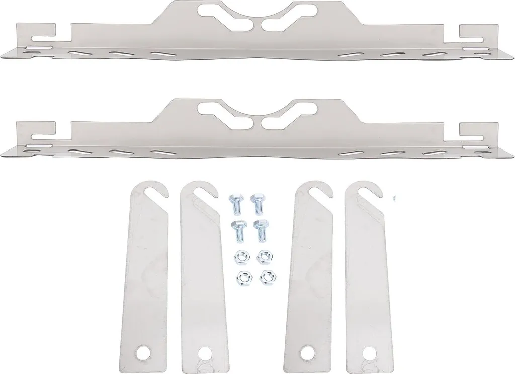 Plaques d'Alignement avec Supports d'Extension en Argent pour UTV et ATV