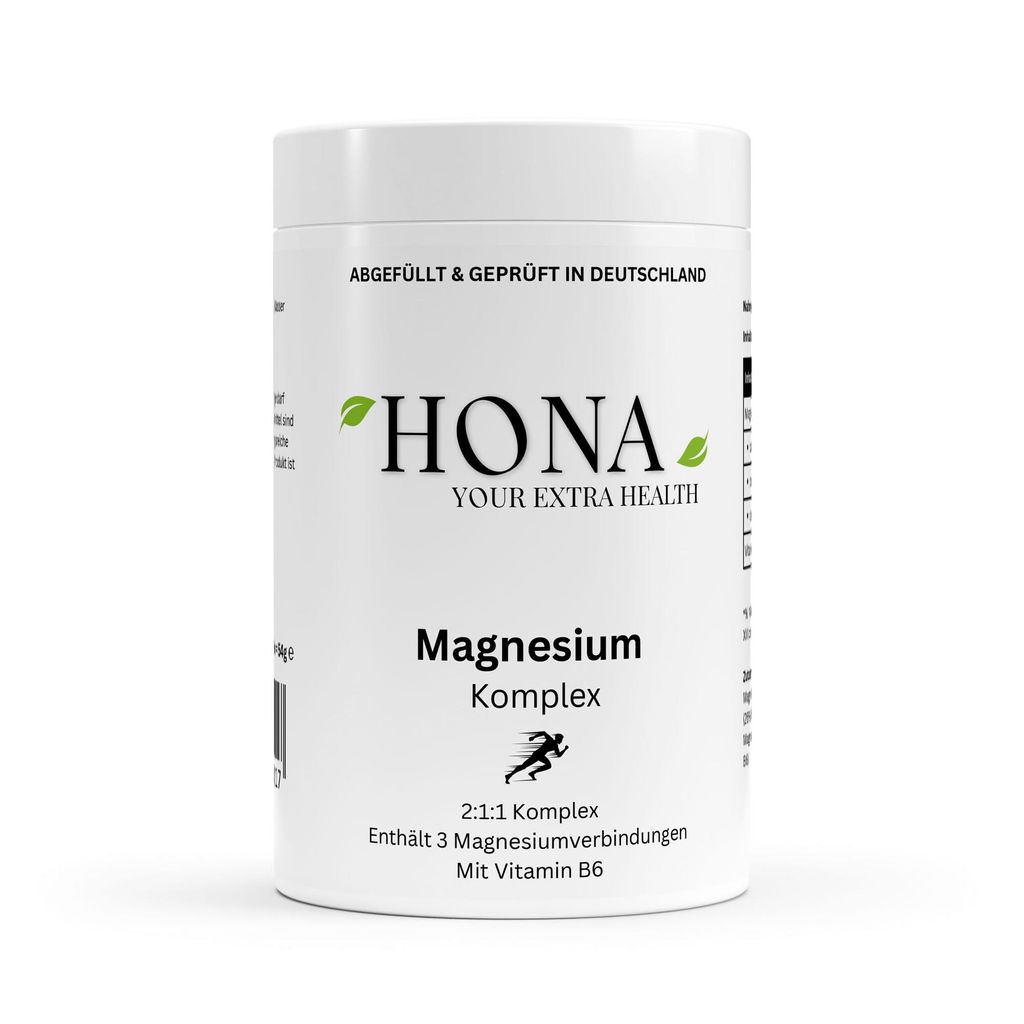 Magnesium Komplex mit Vitamin B6 | ekovita Premium | Hochdosiert & Labor