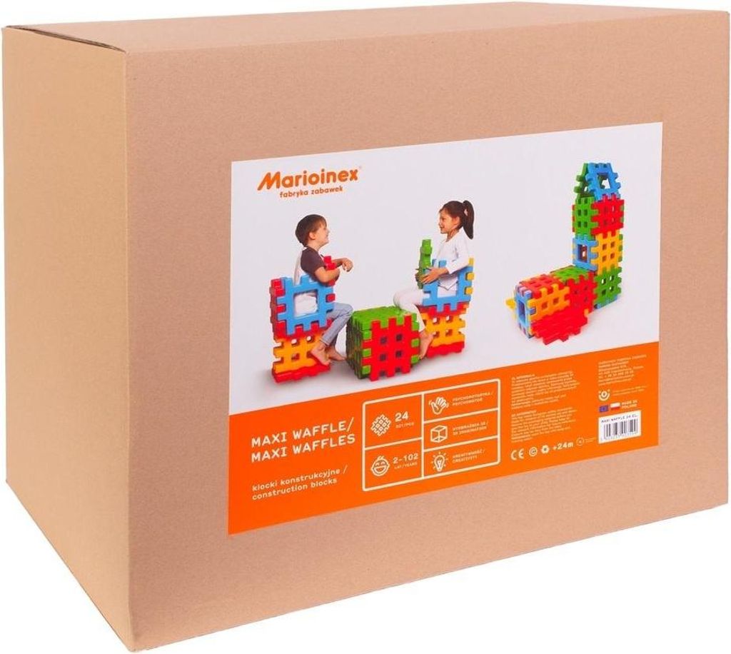 Stavební bloky Maxi Waffle 24el Obrázek produktu 