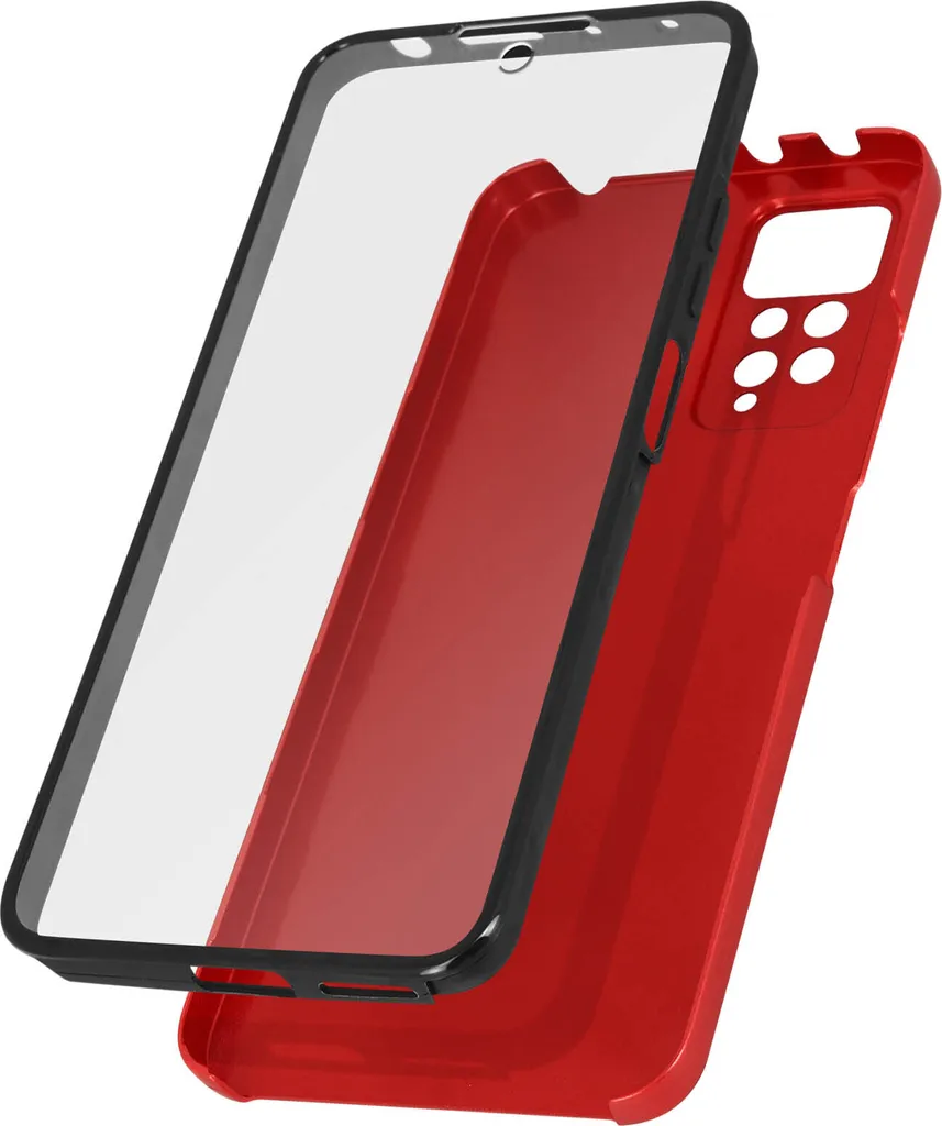 Cover Rossa Xiaomi Redmi Note 11s - Protezione Integrale Elegante