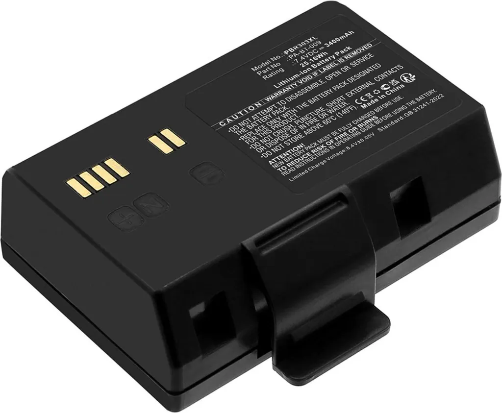 Batterie rechargeable pour Imprimante Brother RJ-3055WB et RJ-3035B 7.4V