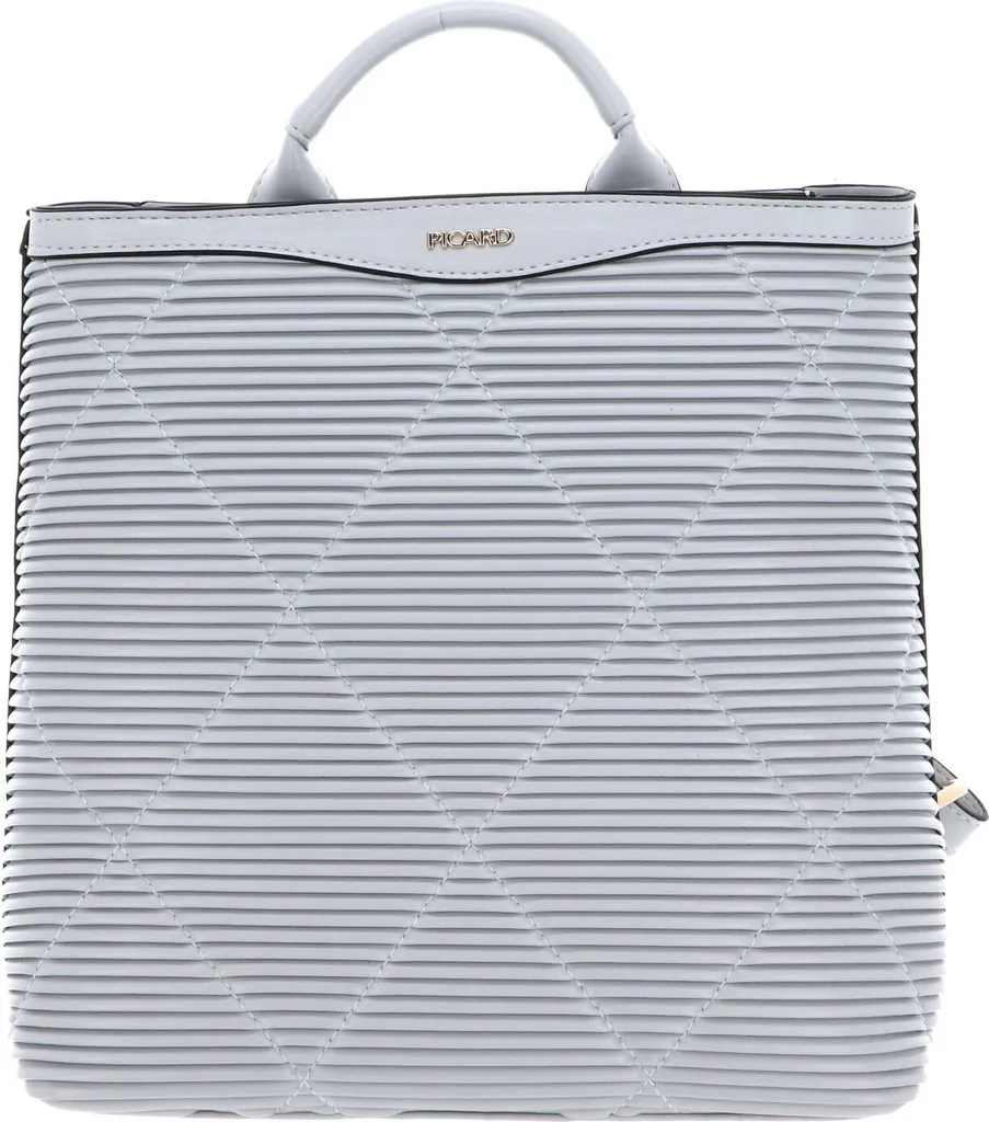 Sac à dos ville femme gris clair PICARD Paris City Backpack élégant