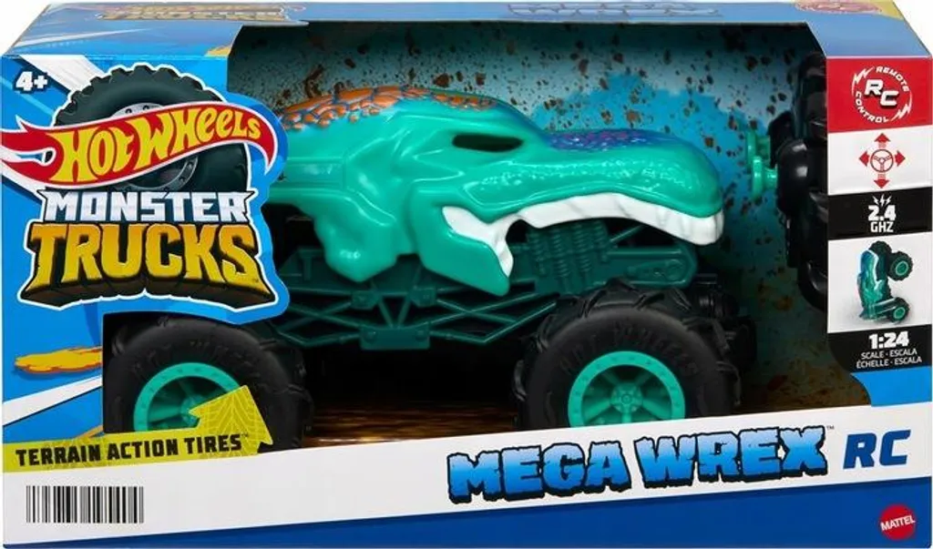 Hot Wheels Monster Trucks HTP14 - Véhicule Miniature Géant Tout-Terrain