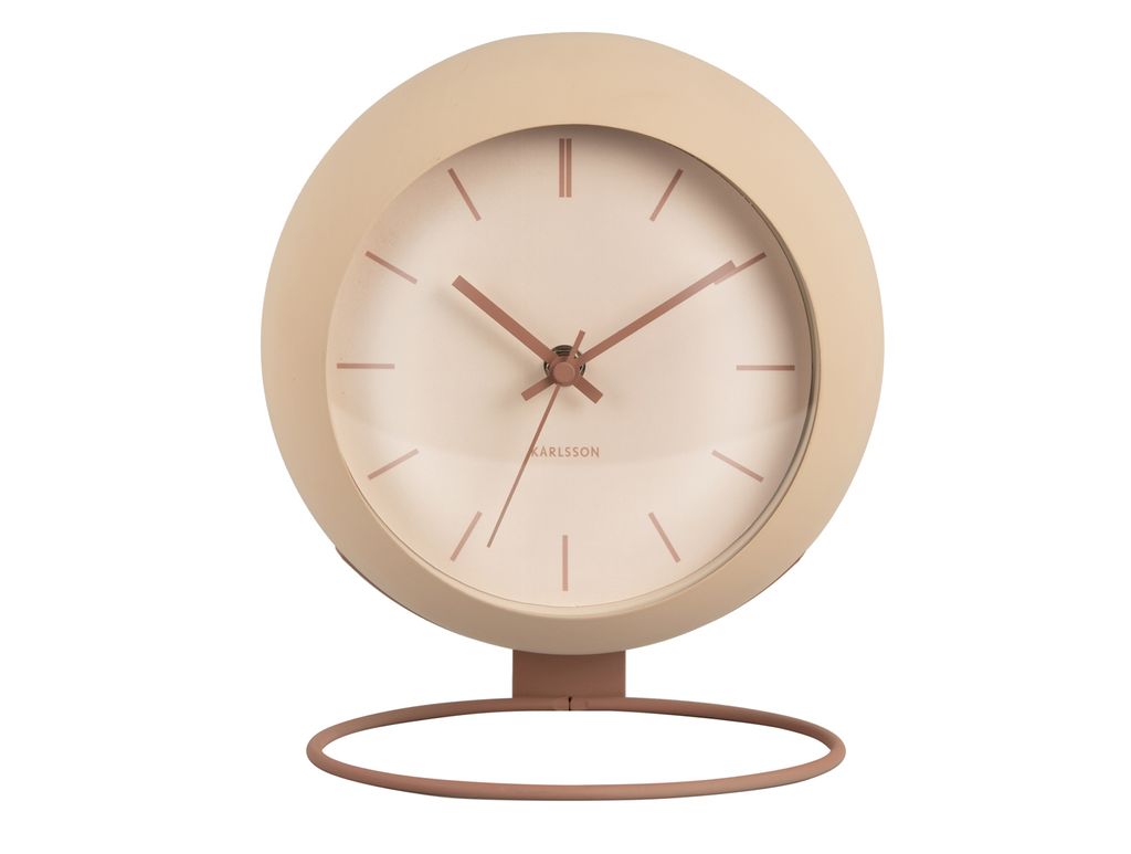 Karlsson - Orologio da tavolo Nirvana Globe - Marrone Immagine del prodotto 