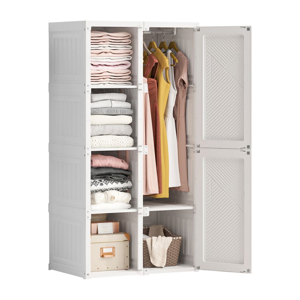 CDGlobal Armoire, Armoire 69 x 136 x 50 cm (L x H x P), Image du produit 