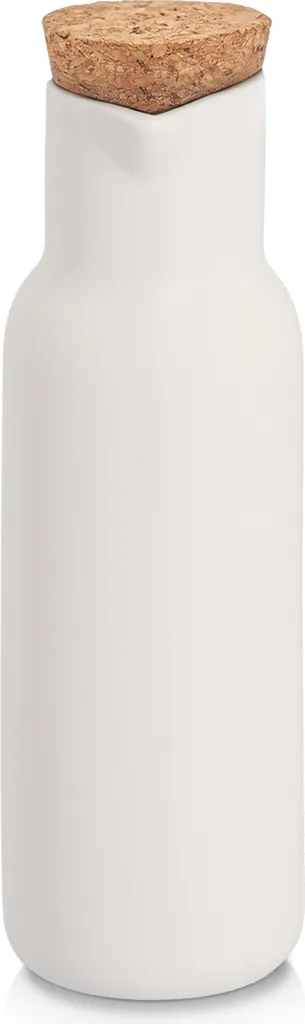 Bottiglia Olio Zeller 300ml Bianca - Ceramica e Sughero per la Tavola