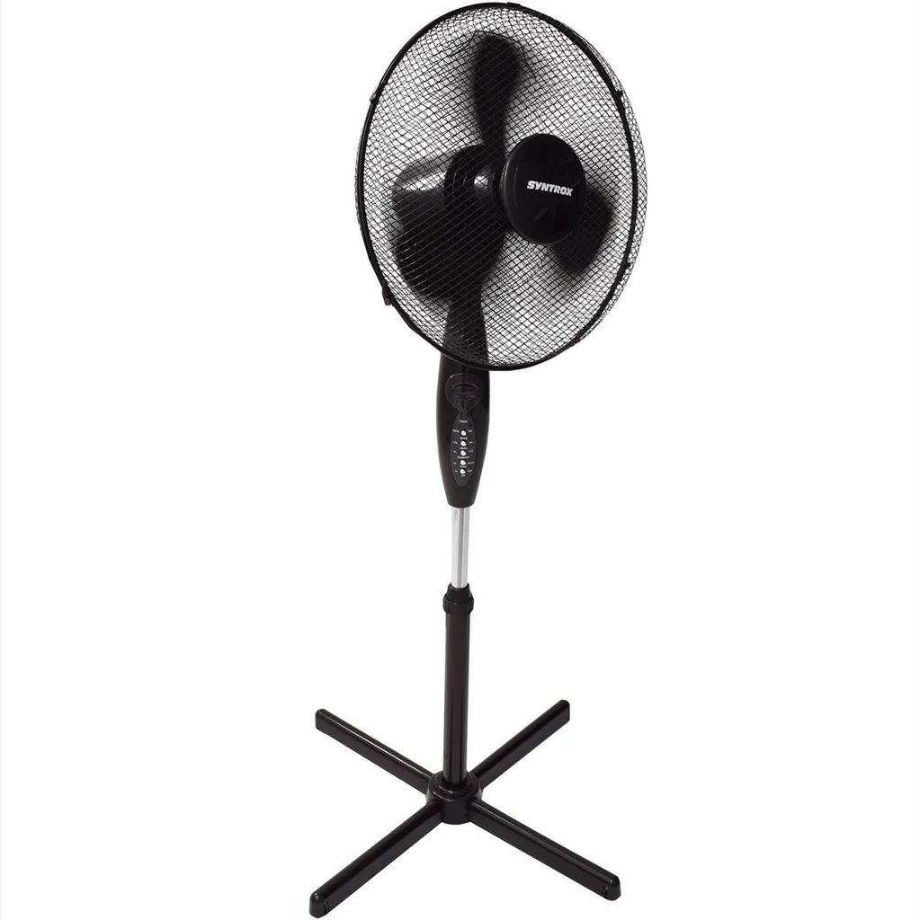 Ventilateur numérique oscillant avec télécommande Syntrox Design Noir - 15