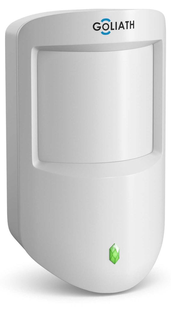 GOLIATH Basic Alarm | PIR Bewegungsmelder | Innenbereich | Tierimmunn | Weiß | BewegungsMelder