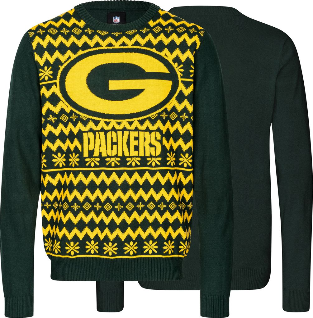 NFL Green Bay Packers Ugly Sweater Big Logo 2-Color Produktbild 3