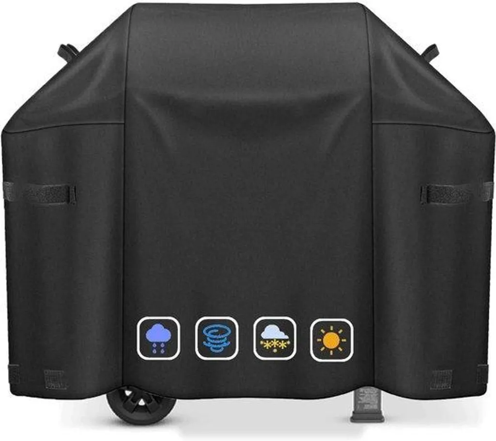 Housse barbecue imperméable anti-UV 52 pouces avec sangles de fixation