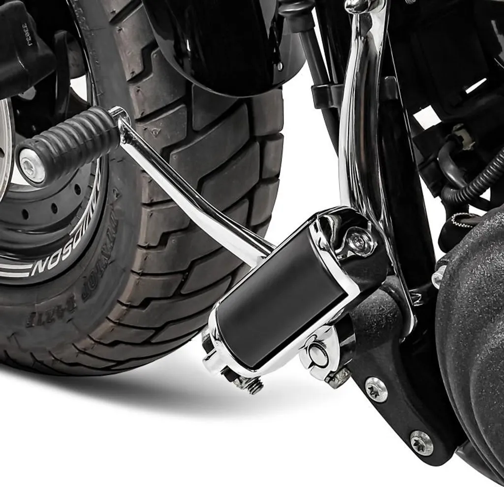 Repose-pieds Anti-vibration Chrome Eagle pour Harley-Davidson Custom