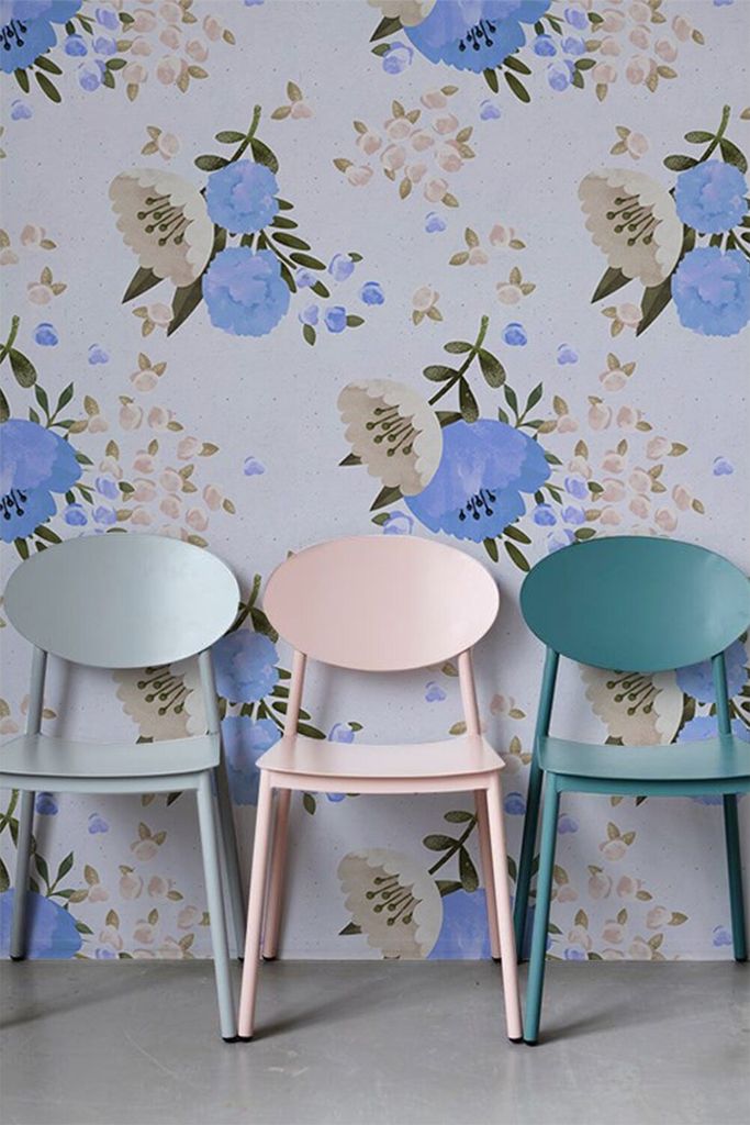 Coloray Fototapete 250x250 cm An Einer Wand Latex Latextapete - Blumenmohnblumen.