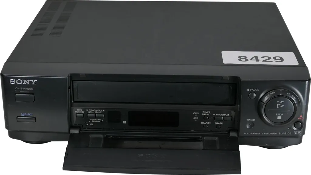 Magnétoscope Sony SLV-E105 Technologie Trinitron Smart Clean VHS