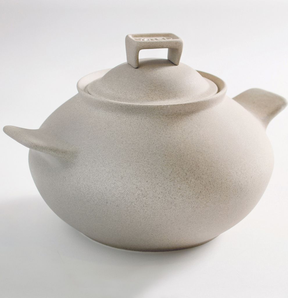 Wald Sapori & Benessere 007-FIA-GRI Kartoffelkocher-Kastanienkocher mit Flame Clay Deckel, Natur, 1