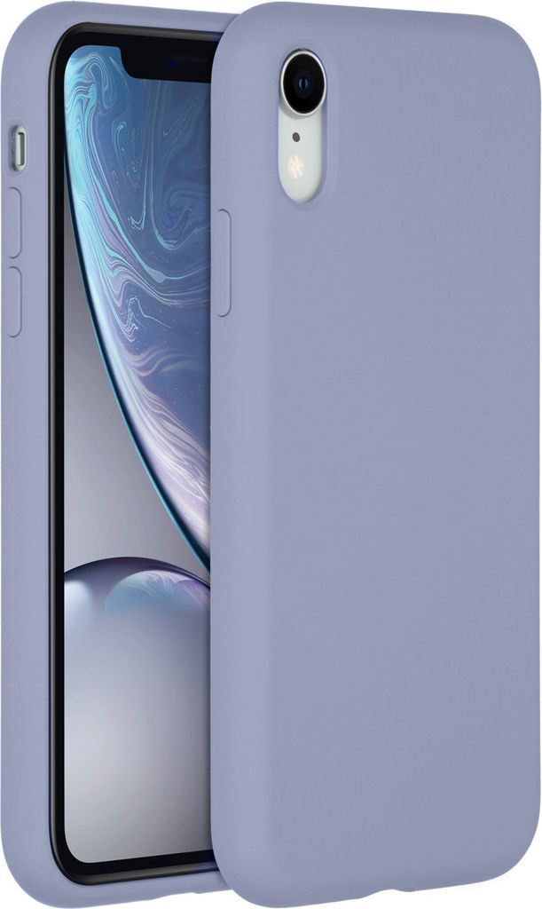 Accezz Liquid Silikoncase iPhone Xr - Lavender Gray