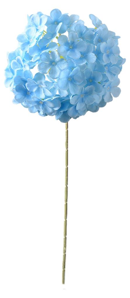Realistisch wirkende künstliche Hortensie, 68,5 cm (27 Zoll), große Kunsthortensie aus Seide mit langem Stiel, ideal für Vase, Hochzeit, Party, ...