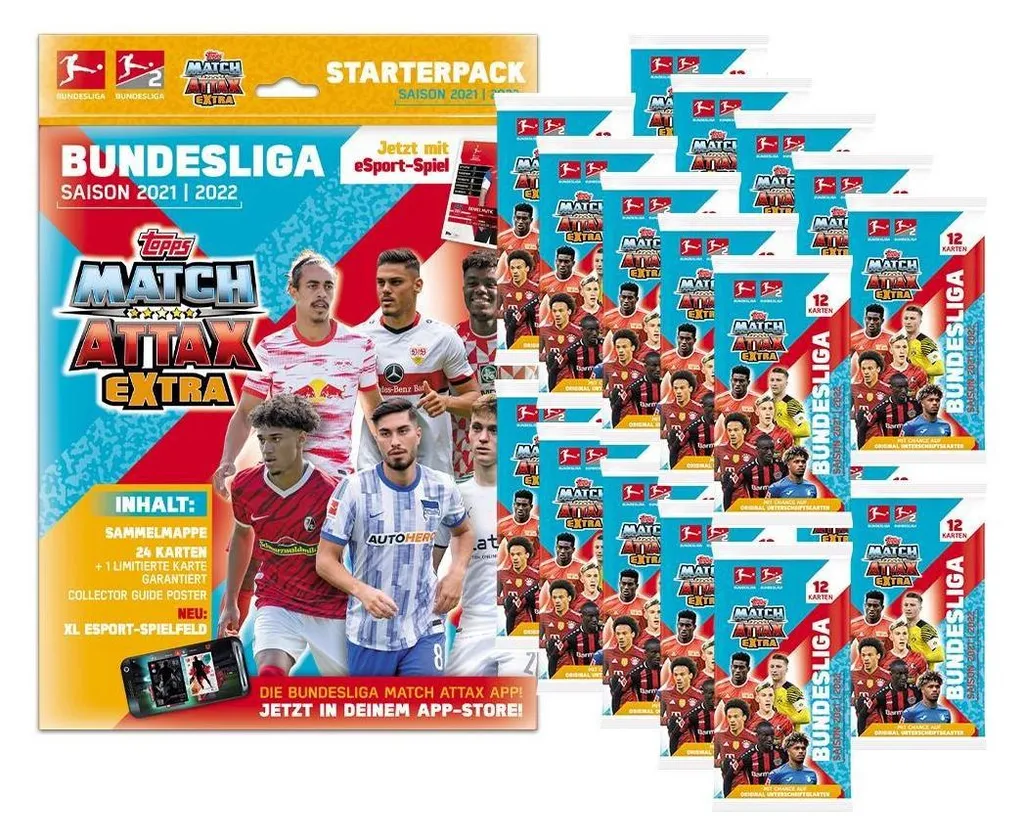Match Attax Extra 2021/22 - Set Complet pour Finir votre Collection
