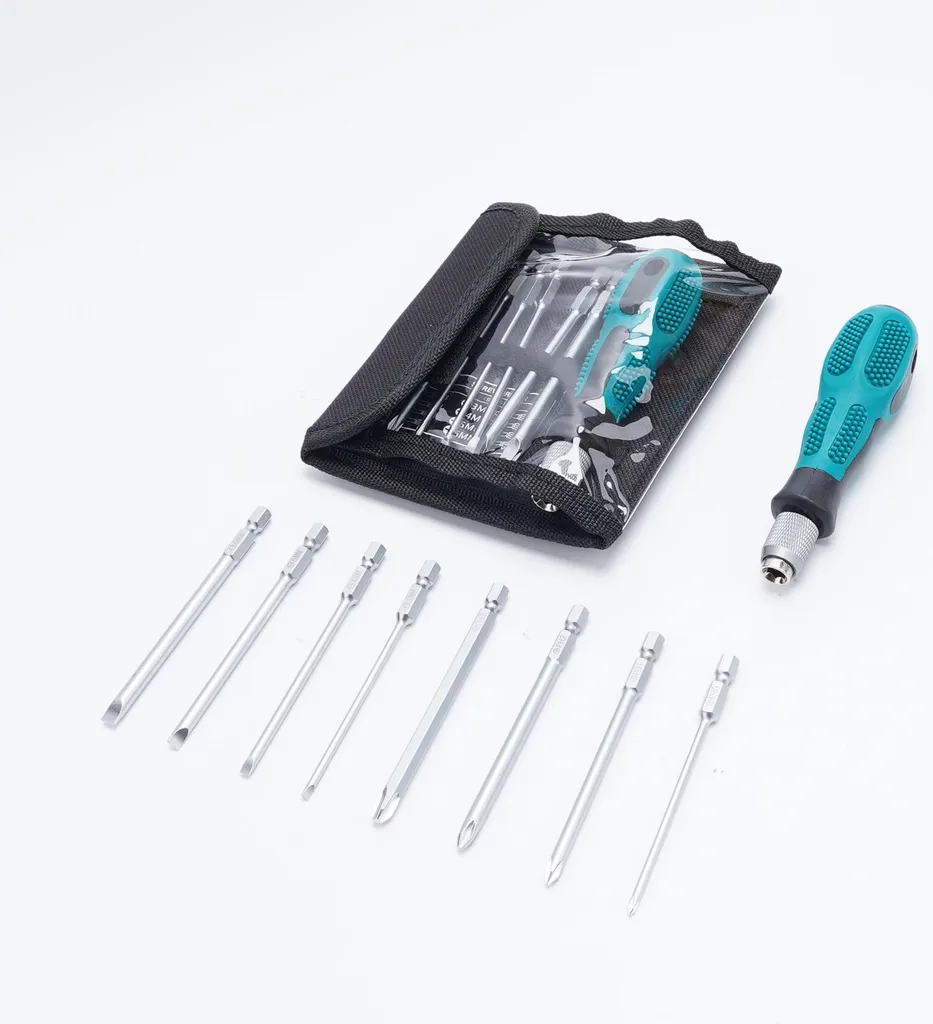 Set Cacciaviti Precisione 9 Pezzi in Lega di Alluminio - Strumenti INF
