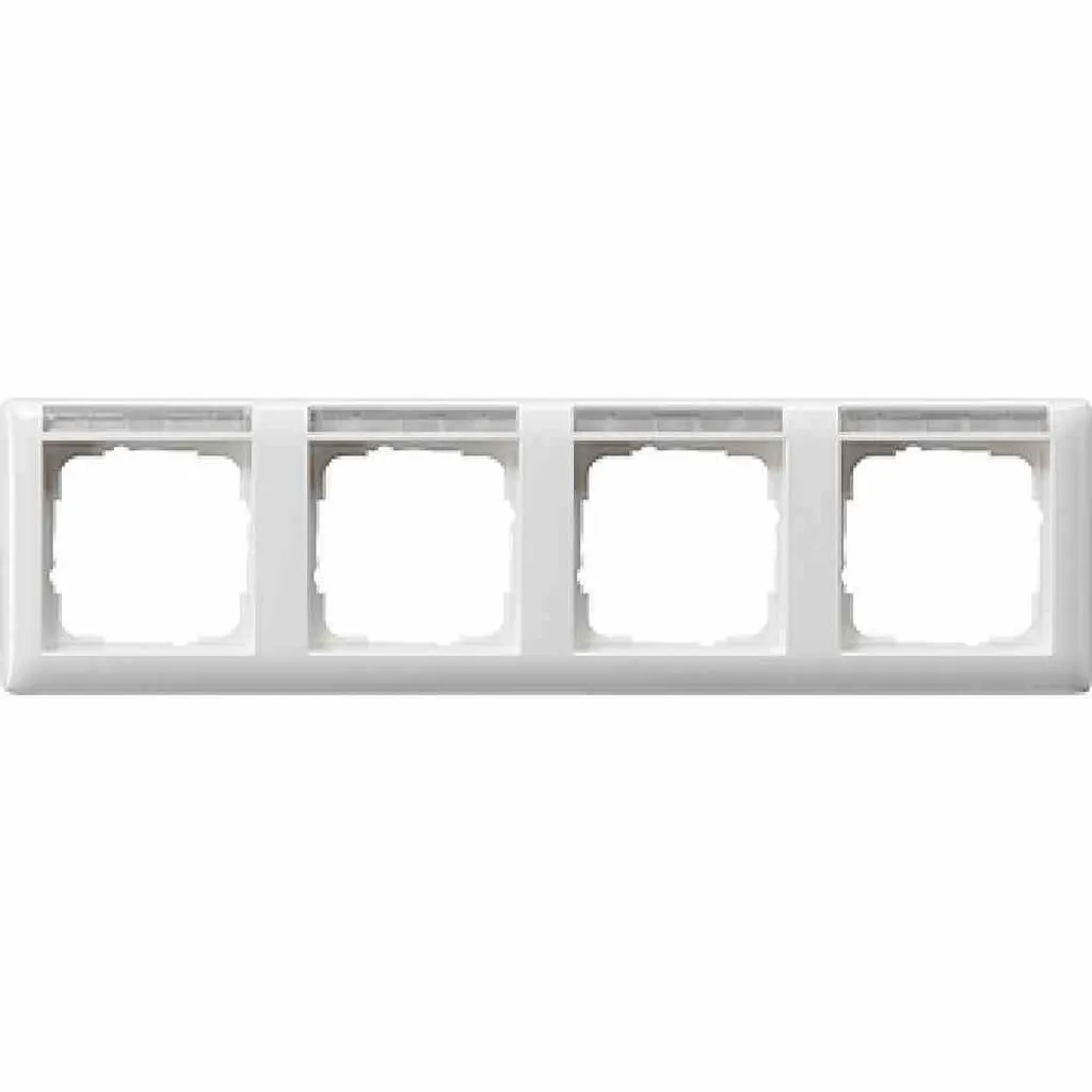 Cadre Gira 109403 Quadruple : Identifiez Facilement vos Interrupteurs