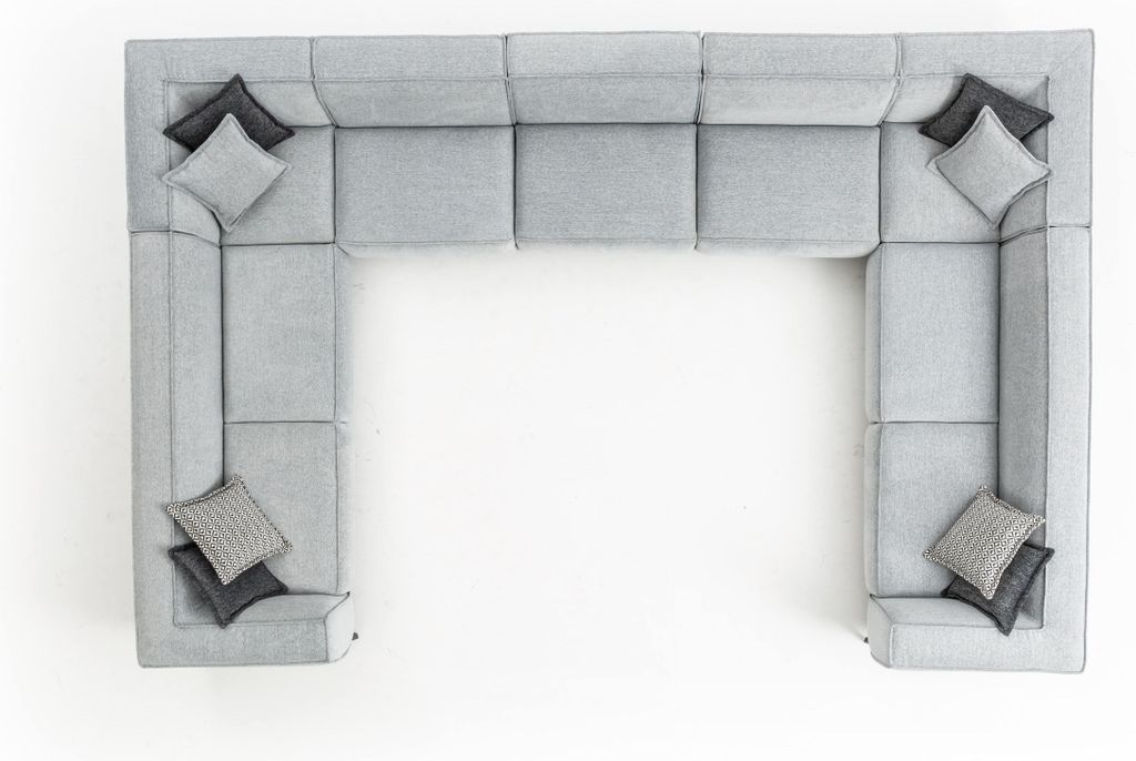 Sofas U Form Polstersofa Modern Wohnzimmer Sofa Couch Design Textil