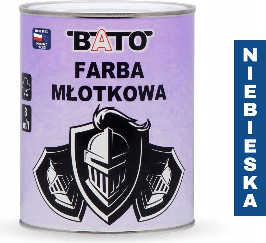 Farba Młotkowa Bato Niebieska 0,8L Zdjęcie produktu 