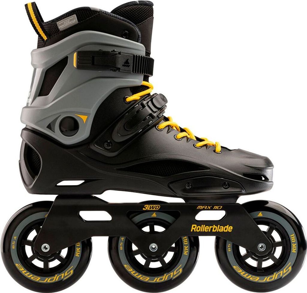 Rollerblade RB 110 Black/Saffron Yellow 43 Kolečkové brusle Obrázek produktu 