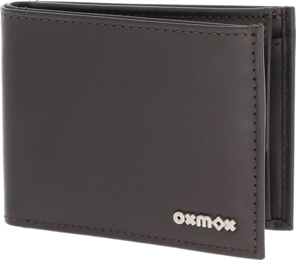 Oxmox Pure 2.0 Portafoglio Marrone Pelle - Idea Regalo RFID Protect