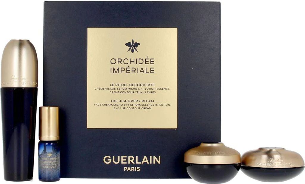 Guerlain Orchidée Impériale Exceptional Complete Care Essence-in-Lotion 30ml + Creme 15ml + Augencreme 7ml