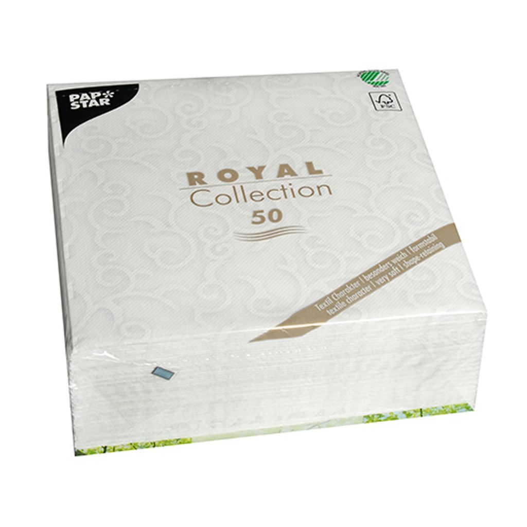 Papstar Servietten Casali weiss Zdjęcie produktu 